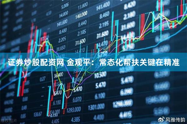 证券炒股配资网 金观平：常态化帮扶关键在精准