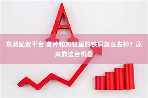 东莞配资平台 薯片和奶粉里的铁屑怎么去掉？原来靠这台机器